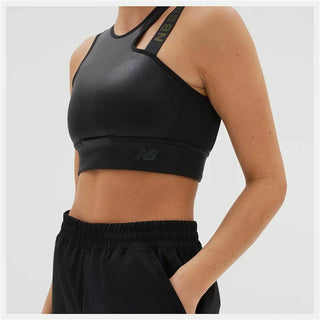 Sports Bra New Balance Q Speed Shape Black-1