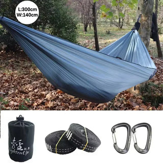 Ultralight Outdoor Camping Nylon Hammock with Hooks-1