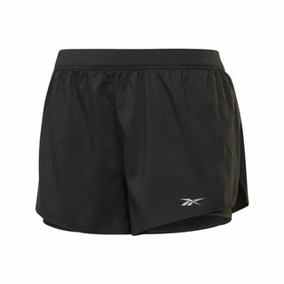 Sports Shorts for Women Reebok Running Essentials 2-in-1 Black Lady-0