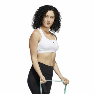 Sports Bra Adidas Pwr Ms Pd White-4