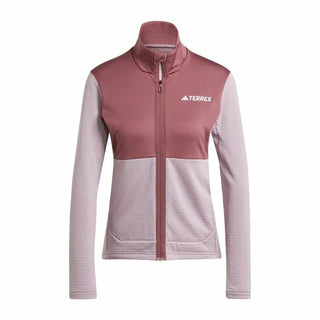 Women's Sports Jacket Adidas Terrex Multi Light Fleece Pink-0