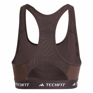 Sports Bra Adidas Techfit Medium Brown-7