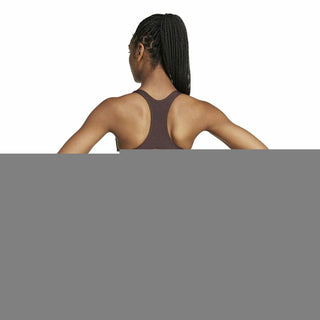 Sports Bra Adidas Techfit Medium Brown-5