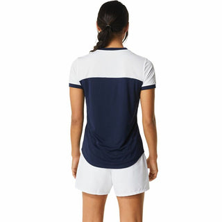 Short-sleeve Sports T-shirt Asics Court Navy Blue Tennis-7