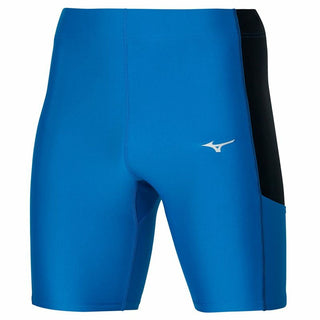 Sports Leggings for Men Mizuno Impulse Core Mid Blue-0
