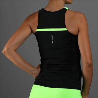 Short-sleeve Sports T-shirt Endless  Lace  Lime green-3