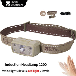 MOBI GARDEN Zero Rechargeable USB Sensor Camping Headlamp-1
