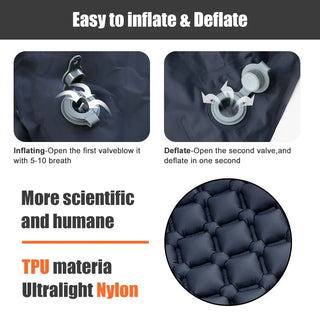 Ultralight Outdoor Camping Air Mattress with Pillow-2