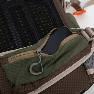 Lightweight 35L Hiking Backpack Breathable Camping Green-4