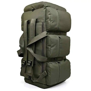 100L Tactical Backpack Waterproof Camping Duffel Green-0