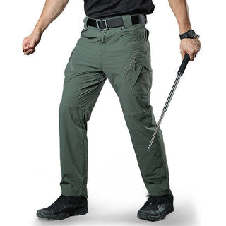 Tactical Pants Men Summer Quick Dry Multi-pockets Military Pants Lightweight Stretch Cargo Work Hike Pants Trousers 40-0