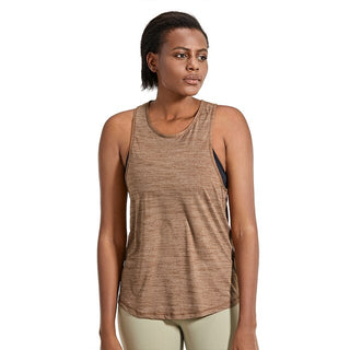 Womens Lightweight Heather Workout Tank Tops Athletic Tops Sleeveless Shirts Casual Top-5