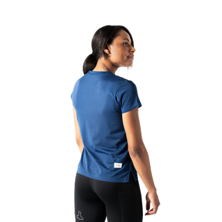 RE-LIITE T-SHIRT (WOMEN) - BLUE MELANGE