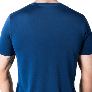 RE-LIITE T-SHIRT (MEN) - BLUE MELANGE