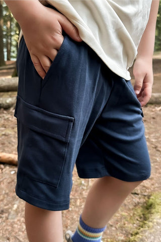 Youth Bamboo Cargo Shorts-1
