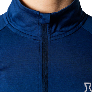 RE-LIITE 1/4 ZIP SHIRT (WOMEN) - BLUE MELANGE