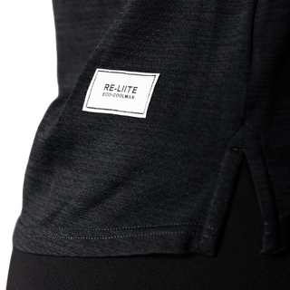 RE-LIITE 1/4 ZIP SHIRT (WOMEN) - BLACK