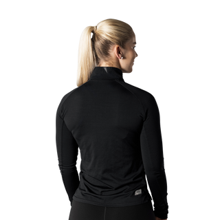 RE-LIITE 1/4 ZIP SHIRT (WOMEN) - BLACK