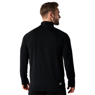 RE-LIITE 1/4 ZIP SHIRT (MEN) - BLACK